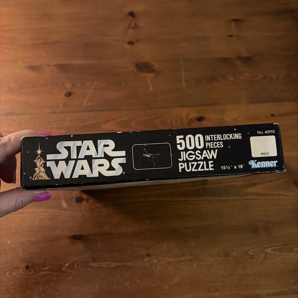 Star Wars Jigsaw Puzzle SEALED Space Battle Vintage 1977 Kenner 500PC #40110